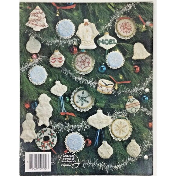 American School Needlework-Candlewick Embroidery Christmas Ornament Patterns '93 - Picture 3 of 7